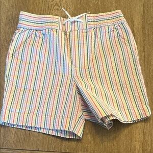 Adorable seersucker shorts